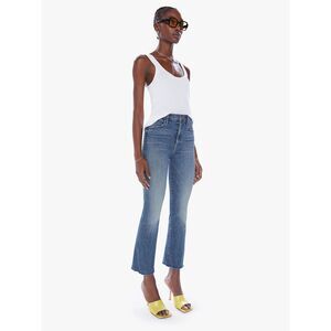 MOTHER denim The Hustler Ankle Fray in Healing Jar Size 28